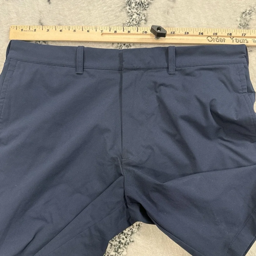 J Crew Men 33 Navy Shorts 9 in Stretch Performance Chino Golf Casual Travel